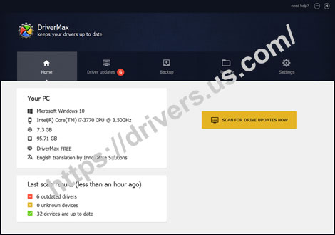 Screenshot DriverMax
